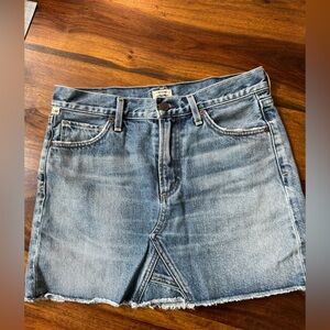 Citizen of Humanity denim mini skirt- size 25